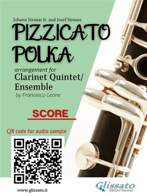 cover image of Clarinet Quintet score of "Pizzicato Polka"